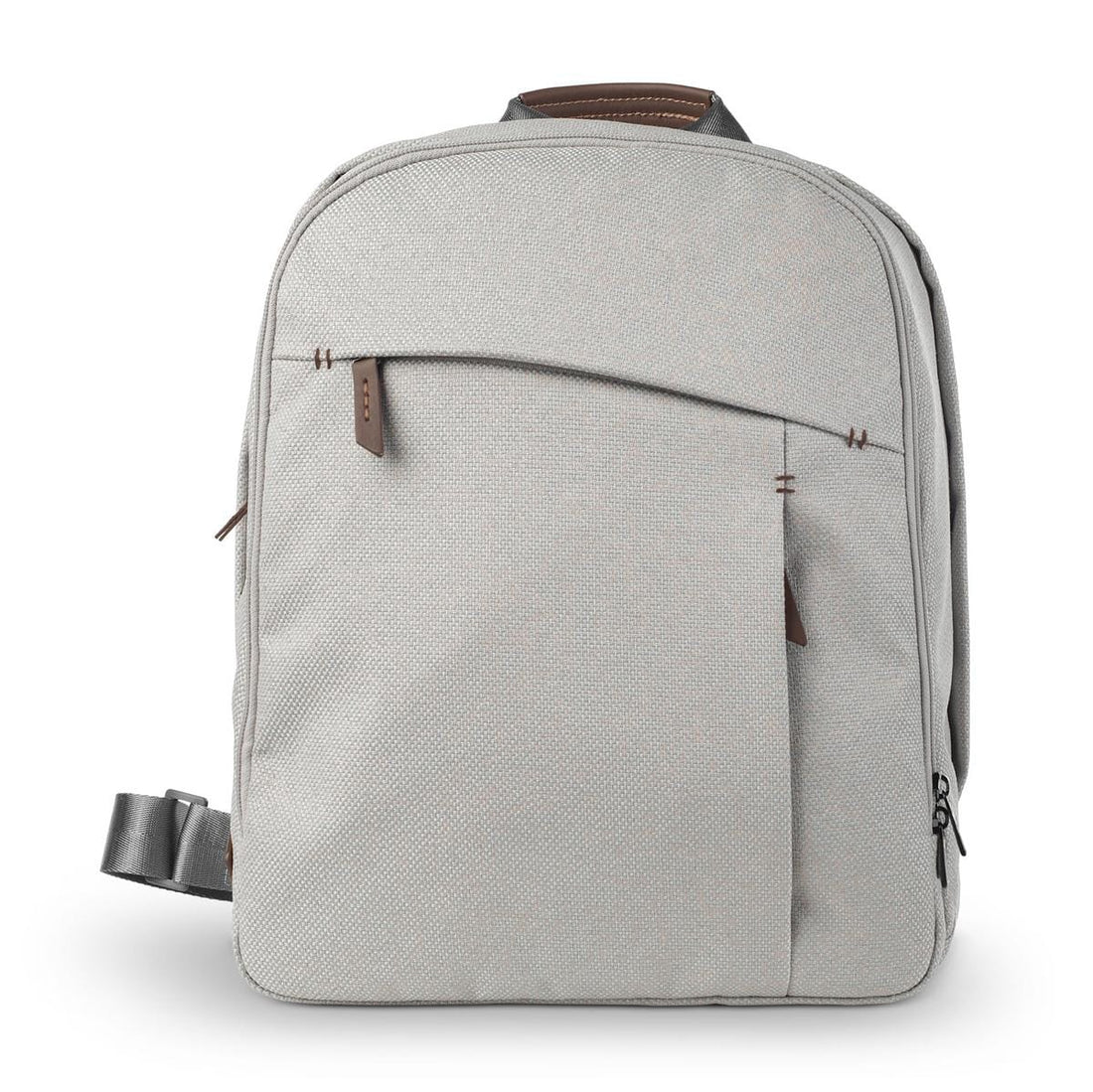 UPPAbaby Changing Backpack - Savannah (Pearl Gray Jacquard / Chestnut Leather) - 0919-DPB-WW-SAV