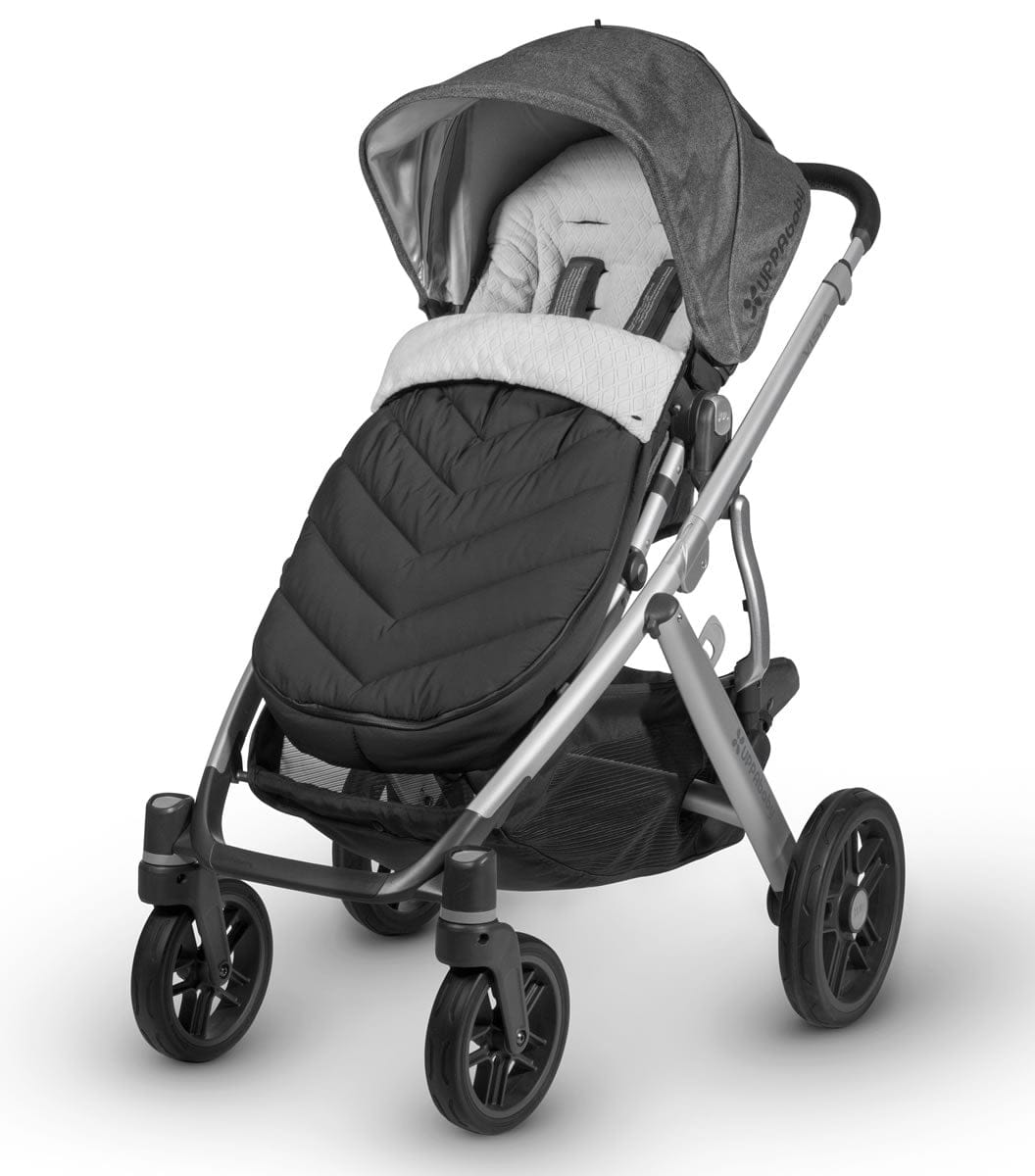 UPPAbaby Cozy Ganoosh Footmuff - Jake (Black/Chevron Quilt)