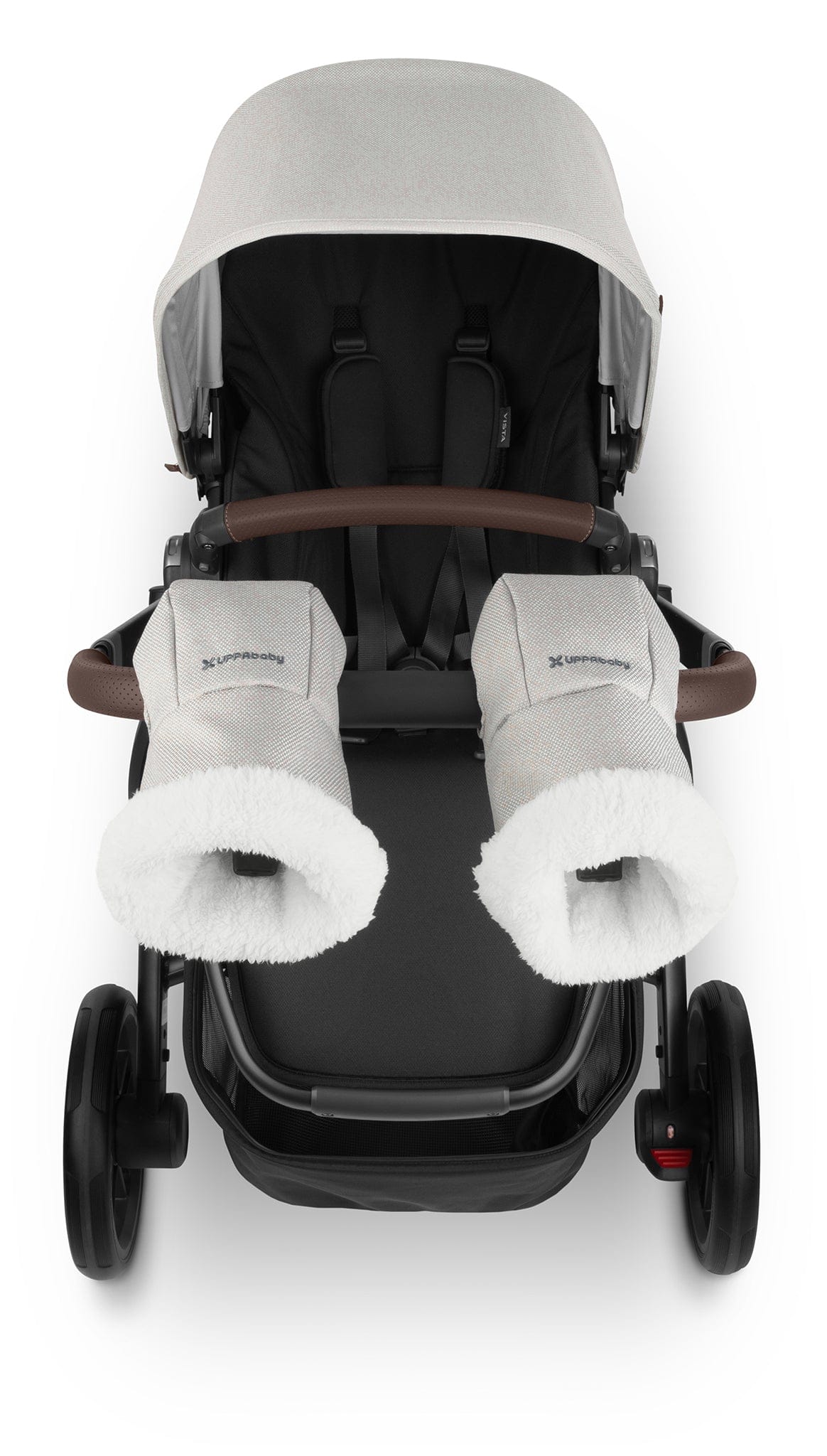 UPPAbaby Cozy Hand Muffs - Savannah (Pearl Gray Jacquard) - 0901-CHM-WW-SAV