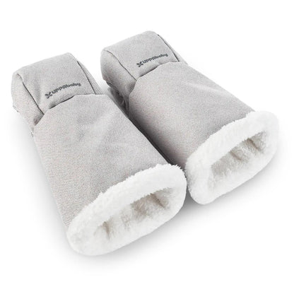 UPPAbaby Cozy Hand Muffs - Savannah (Pearl Gray Jacquard) - 0901-CHM-WW-SAV