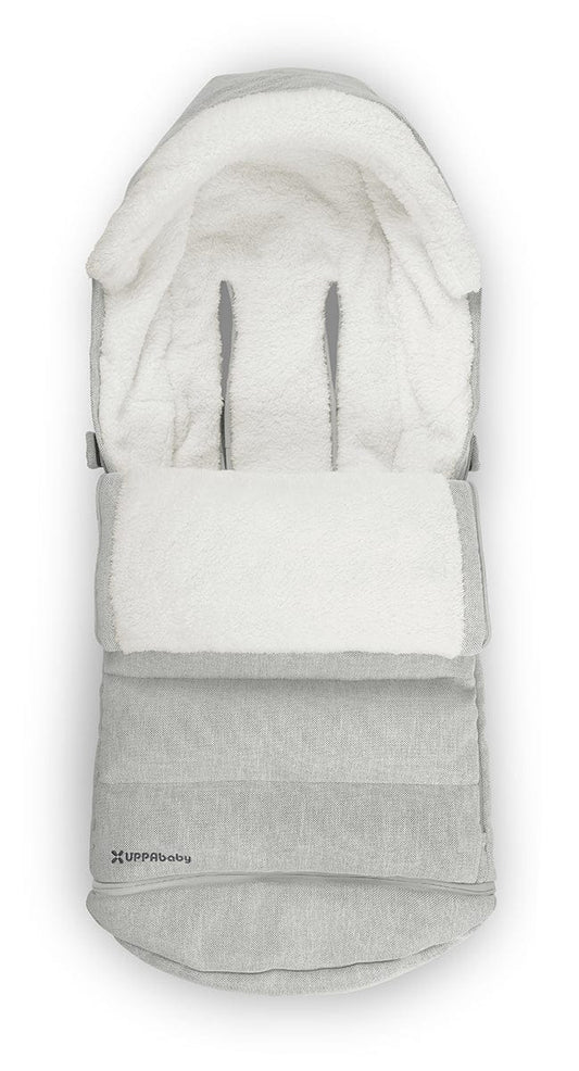 UPPAbaby CozyGanoosh Footmuff - Anthony (White and Grey Chenille)