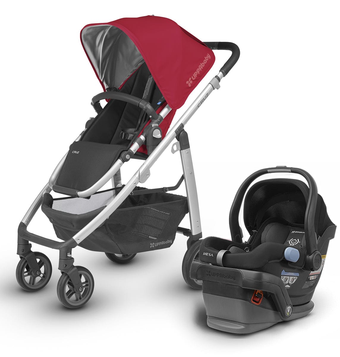 UPPAbaby Cruz + Mesa Travel System - Denny/Jake - TRVL-0417-CRZ-DNY-JKE