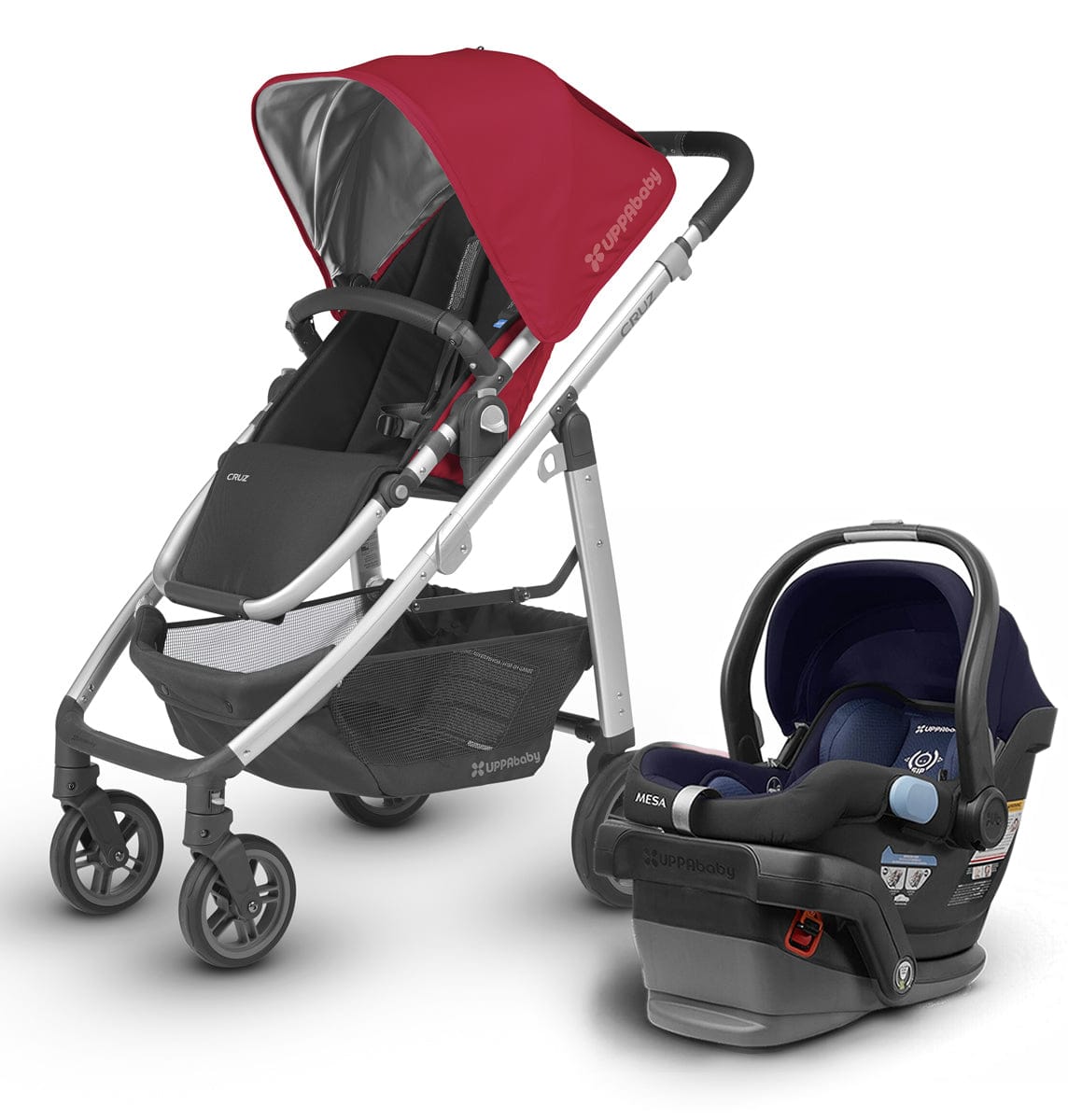 UPPAbaby Cruz + Mesa Travel System - Denny/Taylor - TRVL-0417-CRZ-DNY-TAY