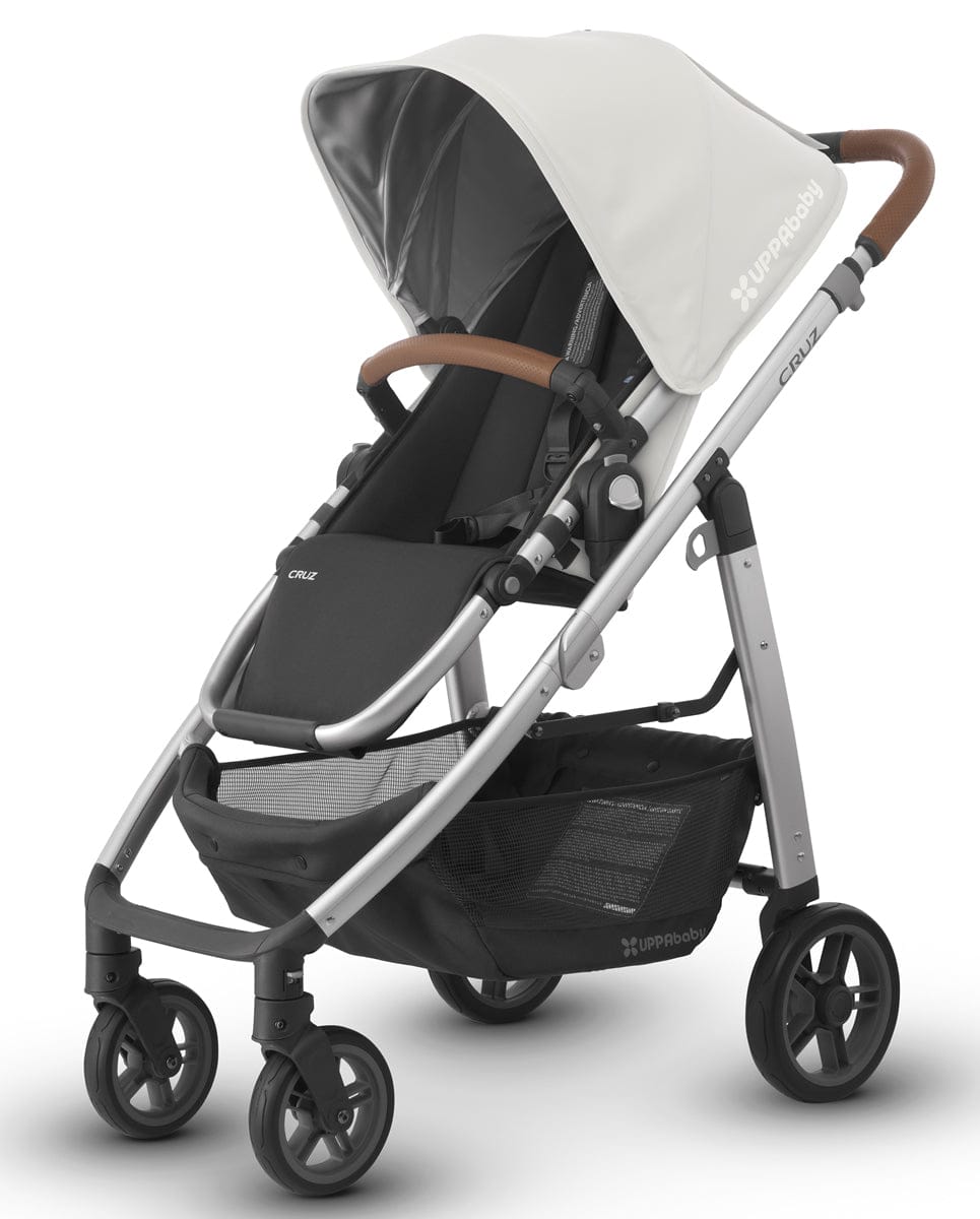UPPAbaby 2018 / 2019 CRUZ Stroller - Loic (White/Silver/Saddle Leather)
