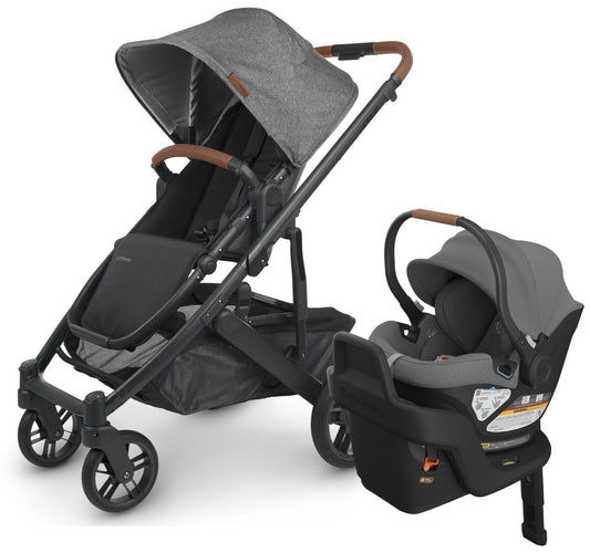 UPPAbaby CRUZ V2 + Aria Travel System Bundle - Greyson - TRVL-ARIA-0420-CRZ-NA-GRY