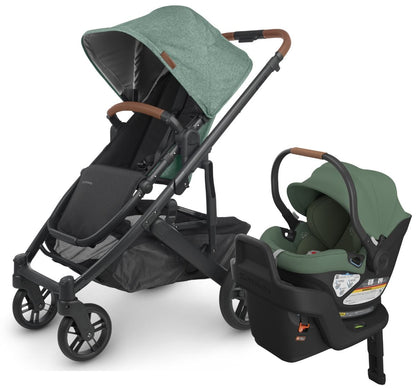 UPPAbaby CRUZ V2 + Aria Travel System Bundle - Gwen - TRVL-ARIA-0420-CRZ-NA-GWN