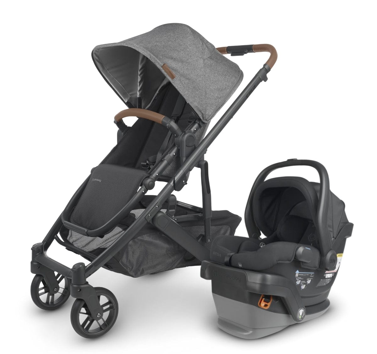UPPAbaby CRUZ V2 + MESA V2 Travel System Bundle - Greyson / Jake - TRVL-MESAV2-0420-CRZ-NA-GRY