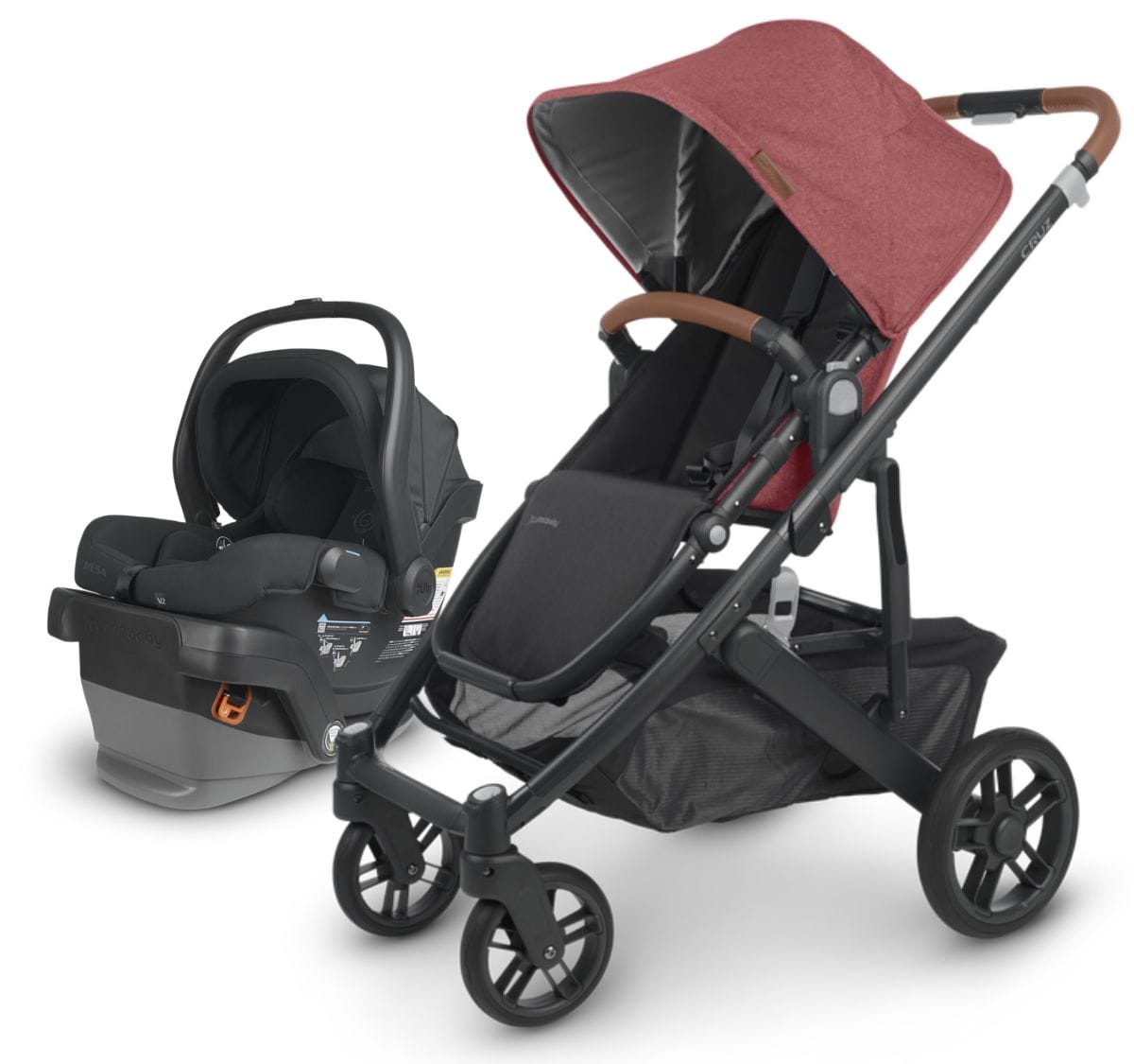 UPPAbaby CRUZ V2 + MESA V2 Travel System Bundle - Lucy / Jake - TRVL-MESAV2-0420-CRZ-NA-LCY