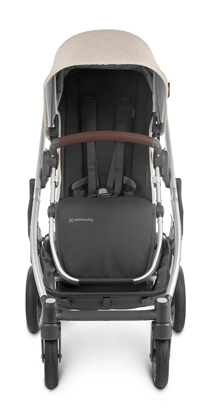 UPPAbaby Cruz V2 Stroller - Declan (Oat Melange/Silver/Chestnut Leather) - 0420-CRZ-NA-DCL