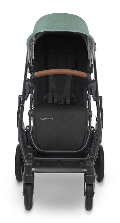 UPPAbaby CRUZ V2 Stroller - Gwen (Green Melange / Carbon / Saddle Leather) - 0420-CRZ-NA-GWN