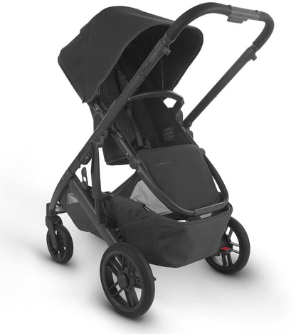 UPPAbaby Cruz V2 Stroller - Jake (Black/Carbon/Black Leather) - 0420-CRZ-NA-JKE