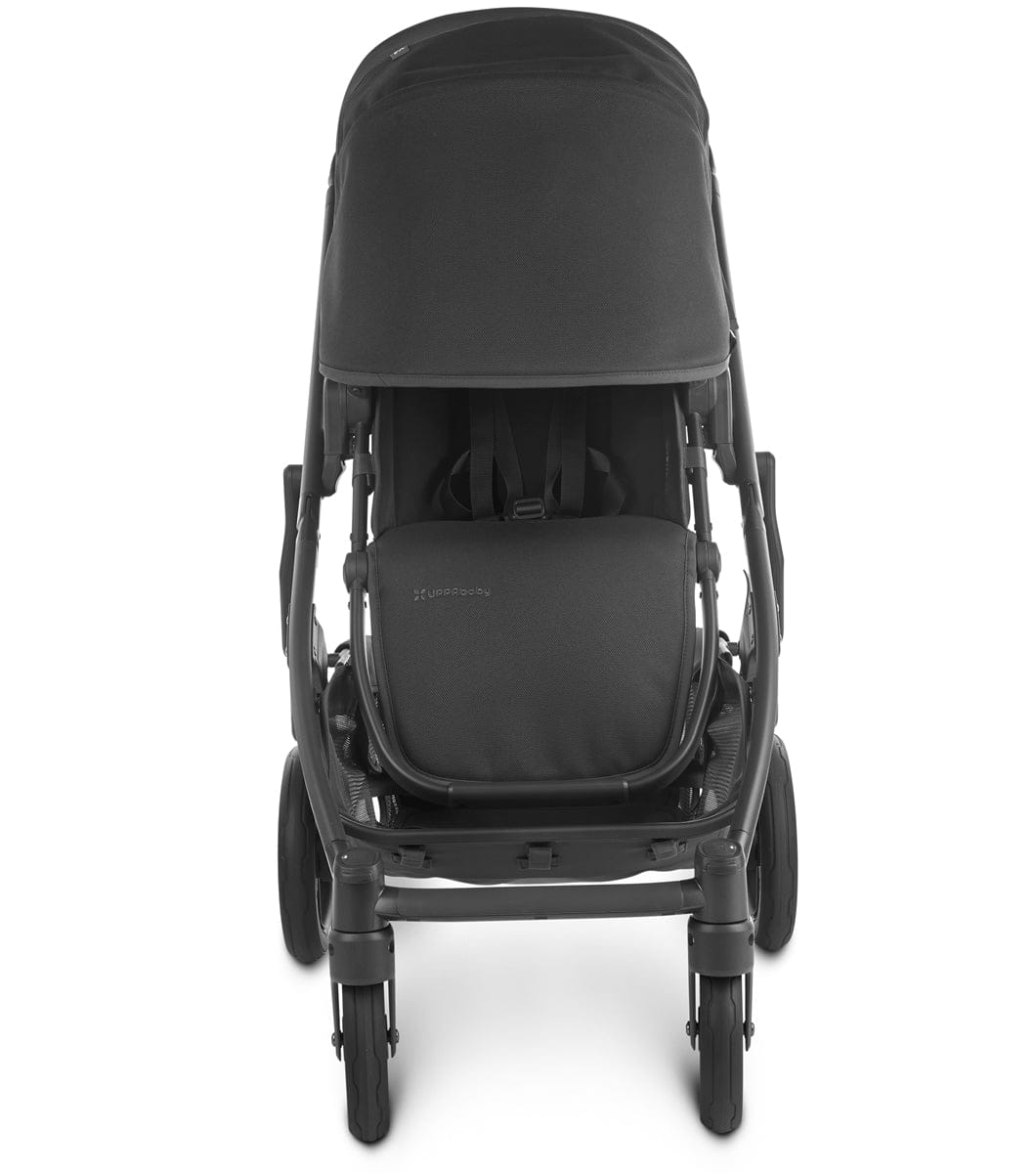 UPPAbaby Cruz V2 Stroller + Bassinet - Jake (Black/Carbon/Black Leather)