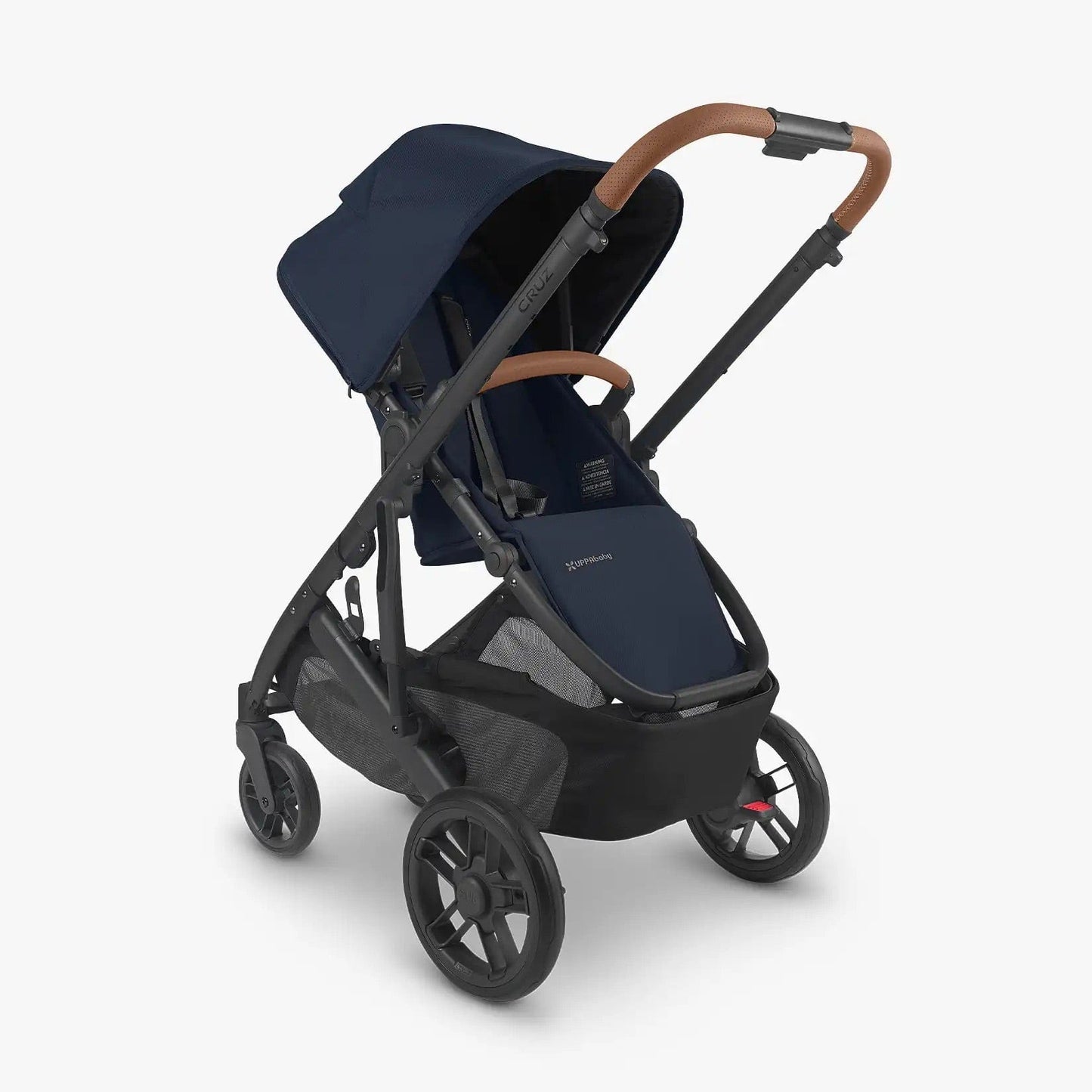 UPPAbaby CRUZ V2 Stroller - Noa (Navy/Carbon/Saddle Leather) - 0420-CRZ-NA-NOA