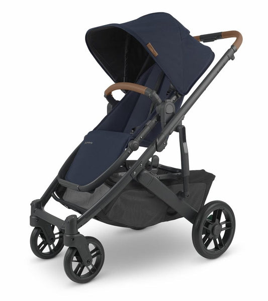 UPPAbaby CRUZ V2 Stroller - Noa (Navy/Carbon/Saddle Leather) - 0420-CRZ-NA-NOA