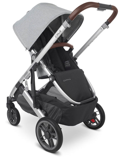UPPAbaby Cruz V2 Stroller - Stella (Grey Brushed Melange / Silver / Chestnut Leather)