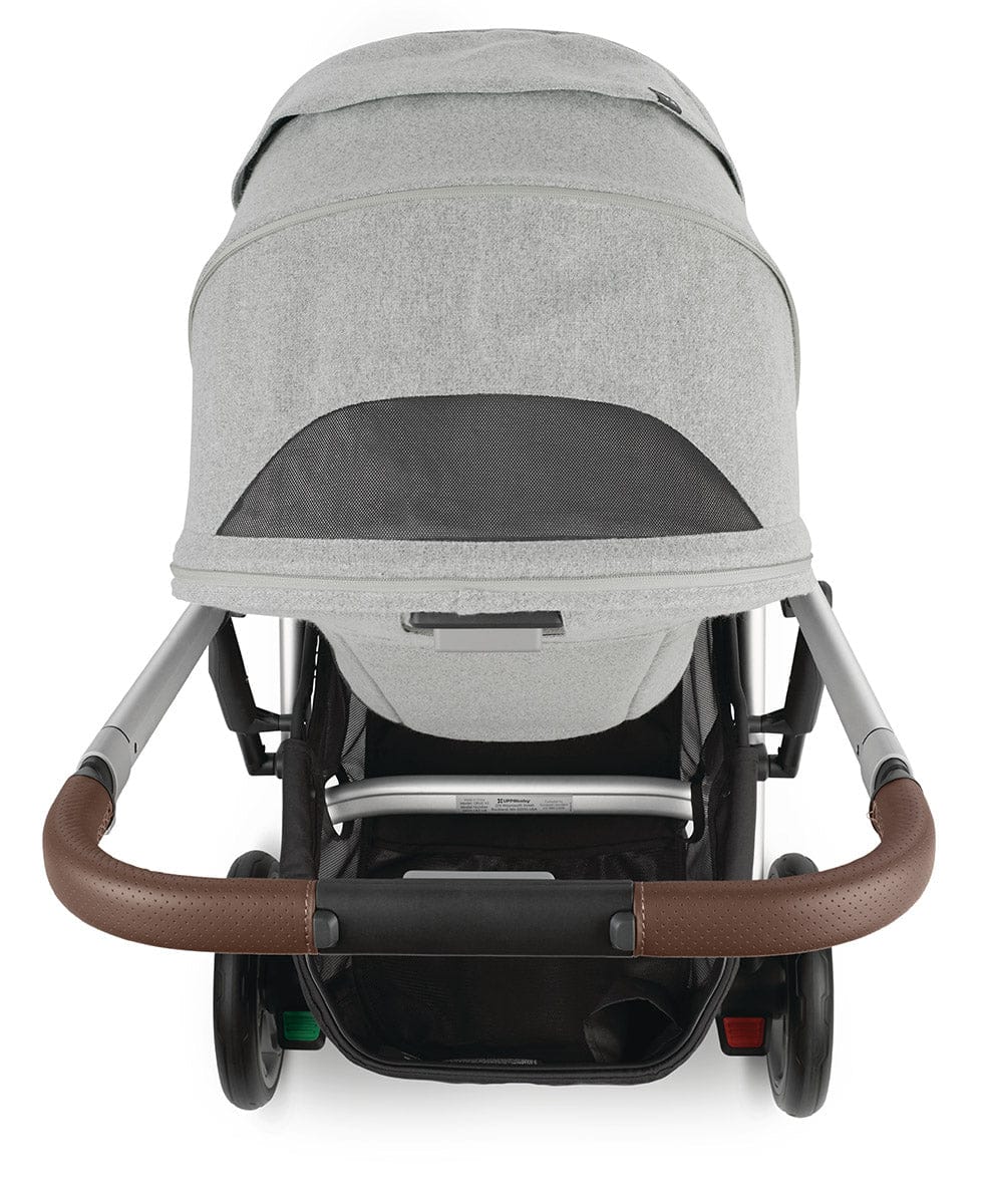 UPPAbaby Cruz V2 Stroller - Stella (Grey Brushed Melange / Silver / Chestnut Leather)