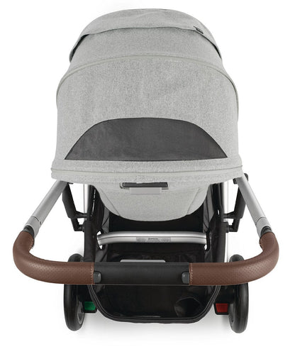 UPPAbaby Cruz V2 Stroller - Stella (Grey Brushed Melange / Silver / Chestnut Leather)