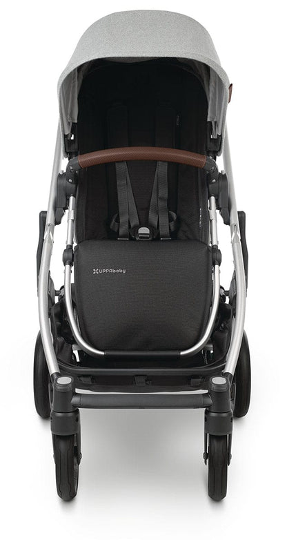 UPPAbaby Cruz V2 Stroller - Stella (Grey Brushed Melange / Silver / Chestnut Leather)