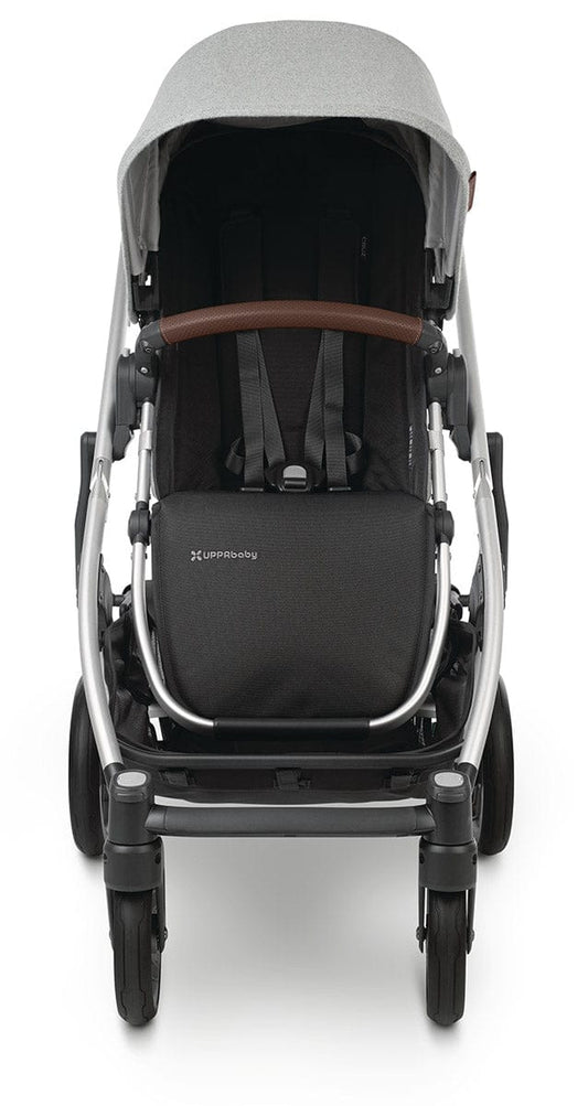 UPPAbaby Cruz V2 Stroller - Stella (Grey Brushed Melange / Silver / Chestnut Leather)