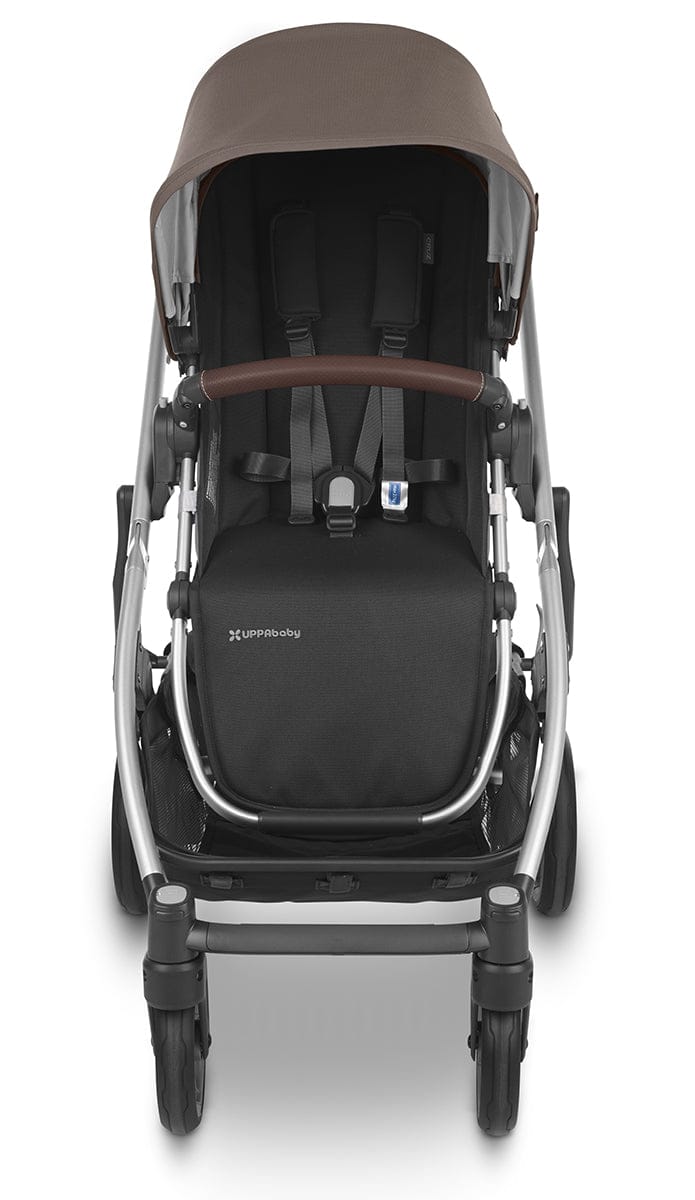 UPPAbaby Cruz V2 Stroller - Theo (Dark Taupe / Silver / Chestnut Leather) - 0420-CRZ-NA-THO