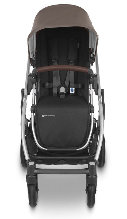 UPPAbaby Cruz V2 Stroller - Theo (Dark Taupe / Silver / Chestnut Leather) - 0420-CRZ-NA-THO