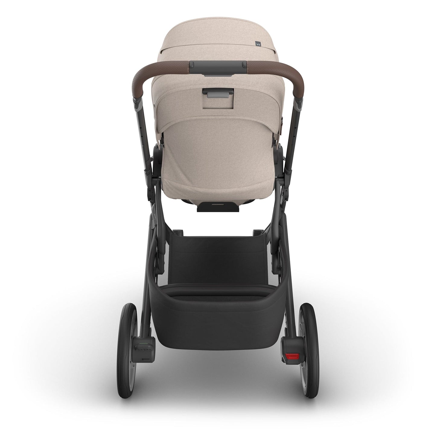 UPPAbaby Cruz V3 Stroller - Ada (Sandstone Melange / Carbon Frame / Chestnut Leather) - 0403-CRZ-NA-ADA