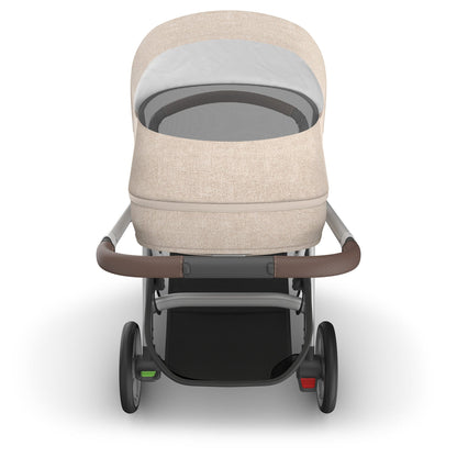 UPPAbaby Cruz V3 Stroller - Declan (Oat Melange / Silver Frame / Chestnut Leather) - 0403-CRZ-NA-DCL