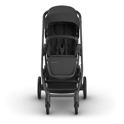 UPPAbaby Cruz V3 Stroller - Jake (Charcoal / Carbon Frame / Black Leather) - 0403-CRZ-NA-JKE