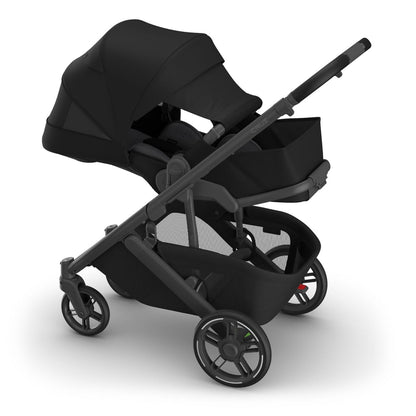 UPPAbaby Cruz V3 Stroller - James (Black / Carbon Frame / Black Leather) - 0403-CRZ-NA-JMS