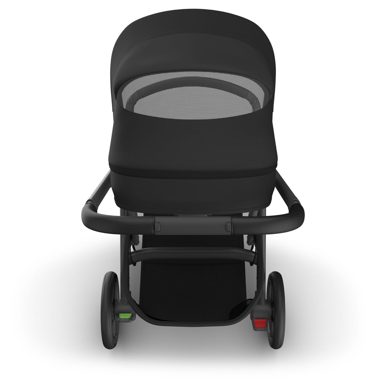 UPPAbaby Cruz V3 Stroller - James (Black / Carbon Frame / Black Leather) - 0403-CRZ-NA-JMS