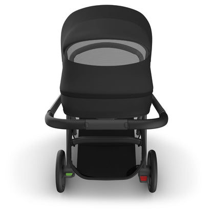 UPPAbaby Cruz V3 Stroller - James (Black / Carbon Frame / Black Leather) - 0403-CRZ-NA-JMS