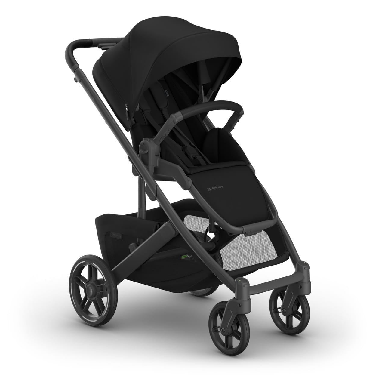 UPPAbaby Cruz V3 Stroller - James (Black / Carbon Frame / Black Leather) - 0403-CRZ-NA-JMS