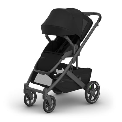 UPPAbaby Cruz V3 Stroller - James (Black / Carbon Frame / Black Leather) - 0403-CRZ-NA-JMS
