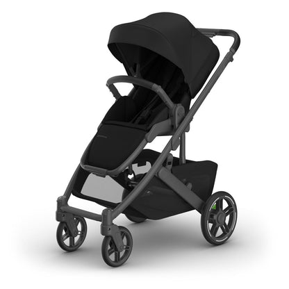 UPPAbaby Cruz V3 Stroller - James (Black / Carbon Frame / Black Leather) - 0403-CRZ-NA-JMS