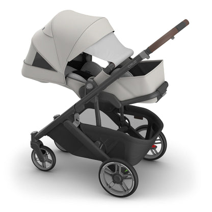 UPPAbaby Cruz V3 Stroller - Savannah (Pearl Gray Jacquard / Carbon Frame / Chestnut Leather) - 0403-CRZ-NA-SAV