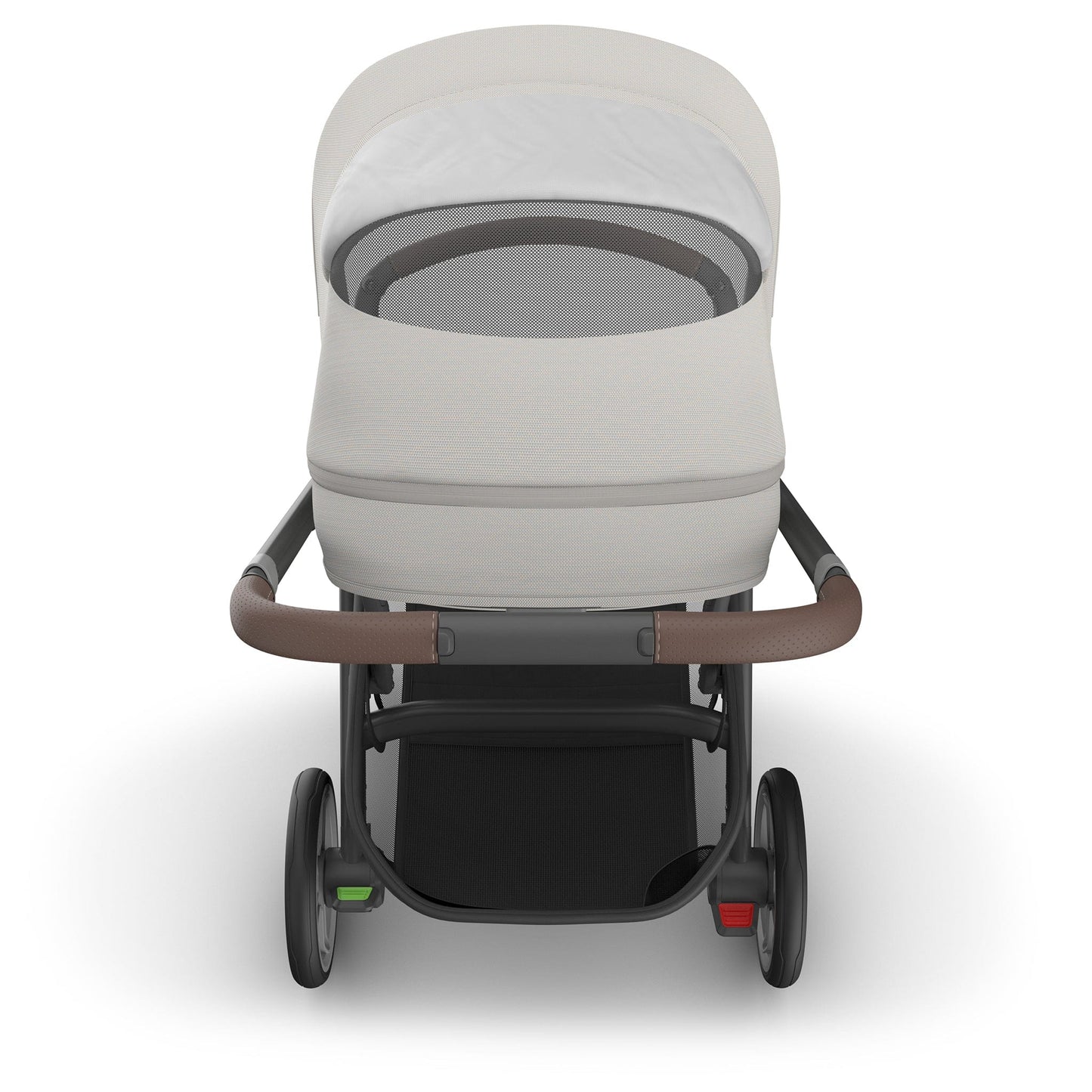 UPPAbaby Cruz V3 Stroller - Savannah (Pearl Gray Jacquard / Carbon Frame / Chestnut Leather) - 0403-CRZ-NA-SAV