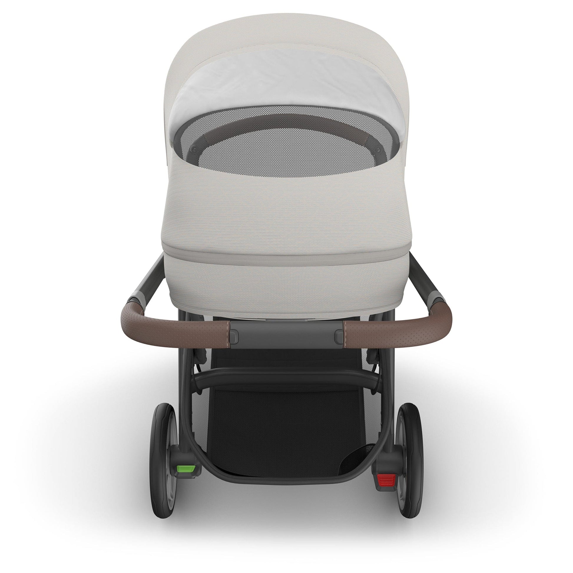 UPPAbaby Cruz V3 Stroller - Savannah (Pearl Gray Jacquard / Carbon Frame / Chestnut Leather) - 0403-CRZ-NA-SAV