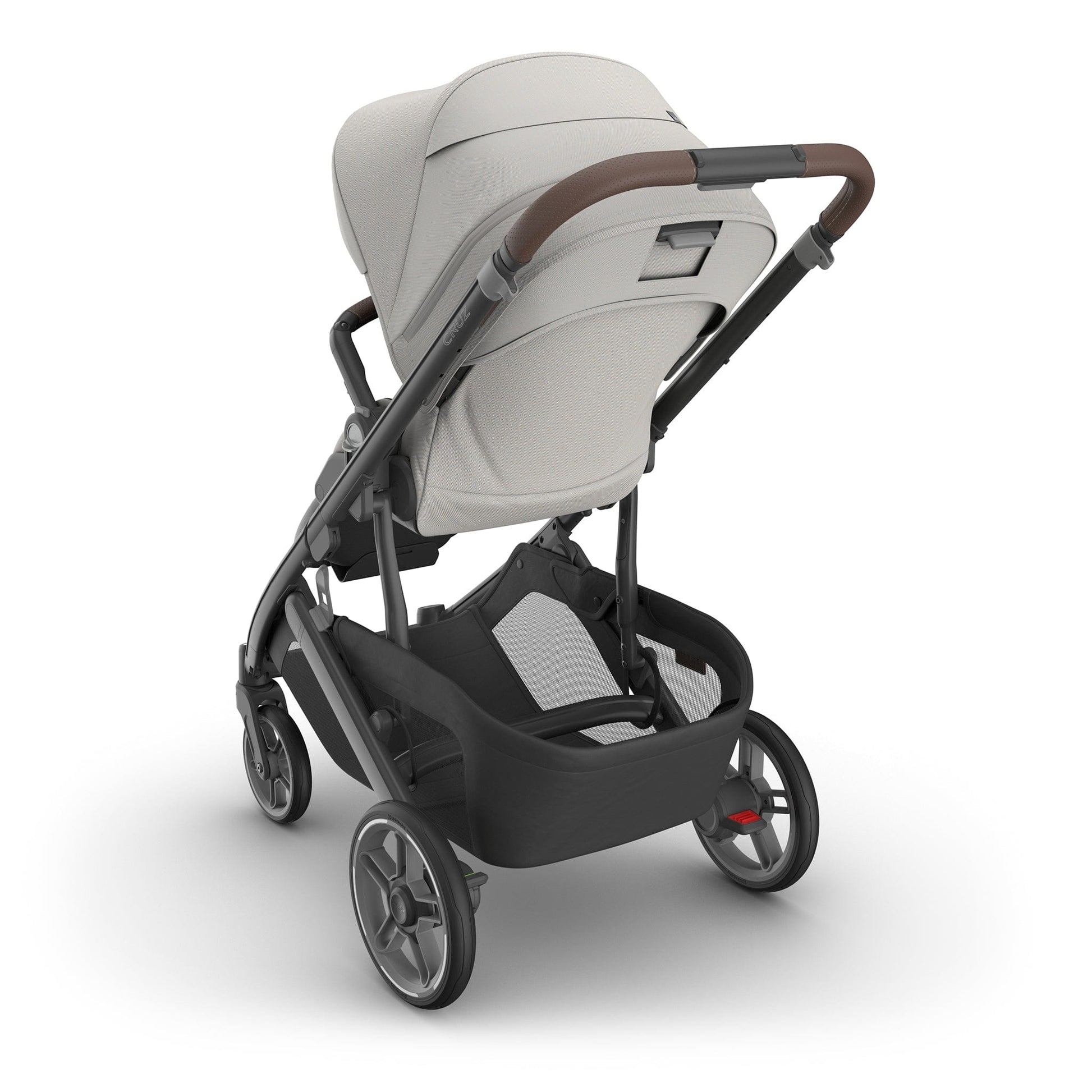 UPPAbaby Cruz V3 Stroller - Savannah (Pearl Gray Jacquard / Carbon Frame / Chestnut Leather) - 0403-CRZ-NA-SAV