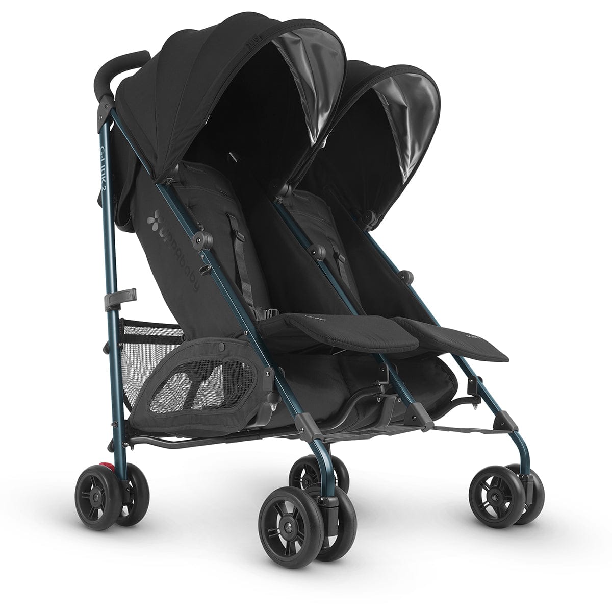 UPPAbaby G-LINK 2 Side by Side Double Stroller - Jake (Black/Carbon) - 0719-GLK-US-JKE
