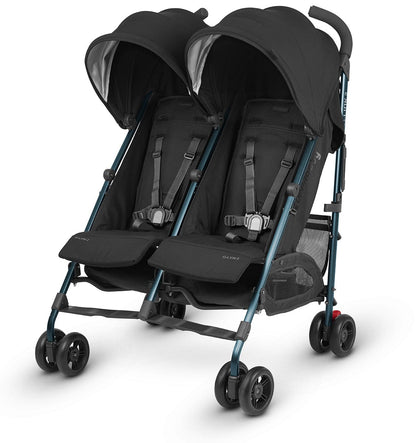 UPPAbaby G-LINK 2 Side by Side Double Stroller - Jake (Black/Carbon) - 0719-GLK-US-JKE