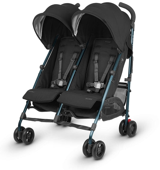 UPPAbaby G-LINK 2 Side by Side Double Stroller - Jake (Black/Carbon) - 0719-GLK-US-JKE