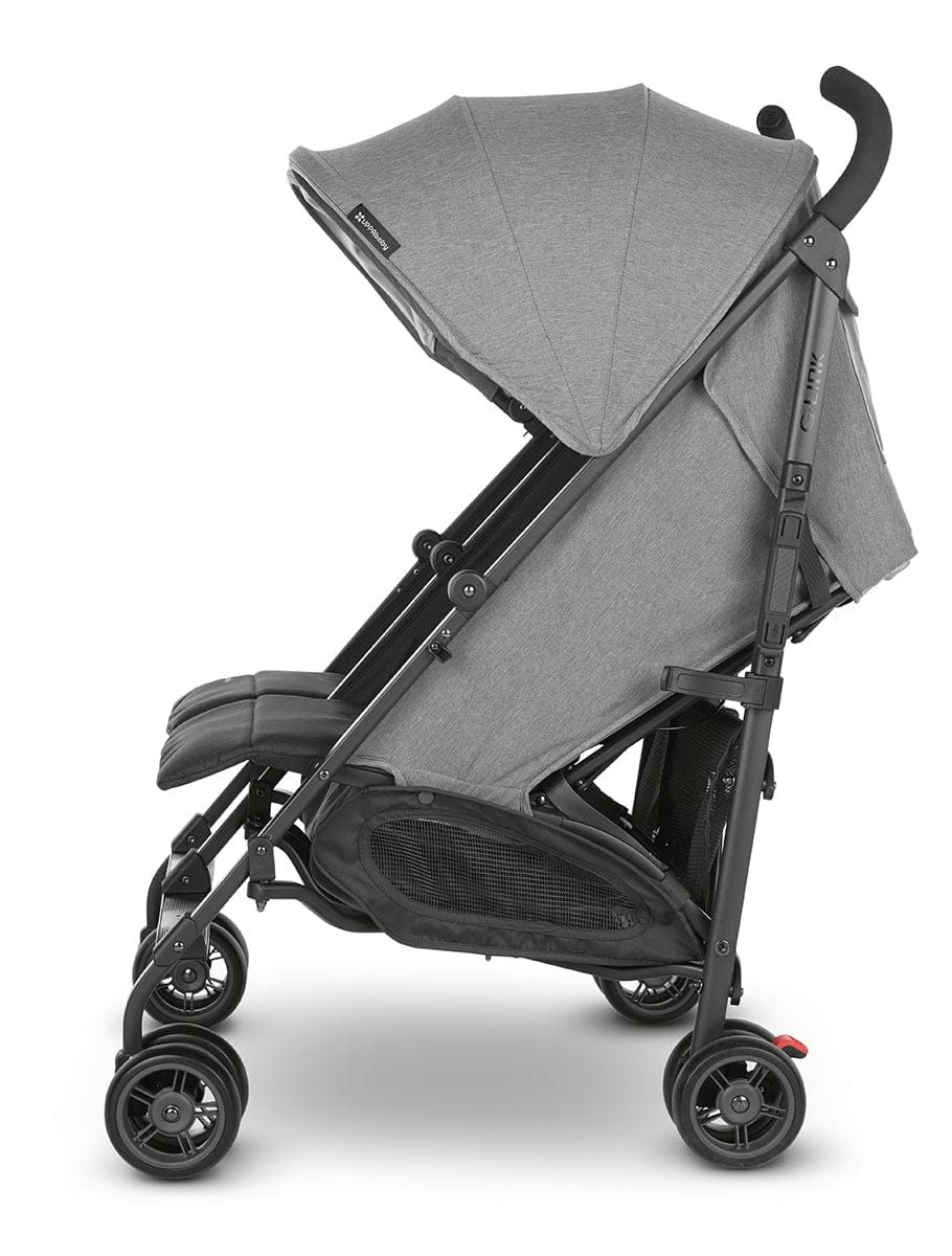 UPPAbaby G-LINK V2 Side by Side Double Stroller - Greyson (Charcoal Melange / Carbon) - 0702-GLK-US-GRY