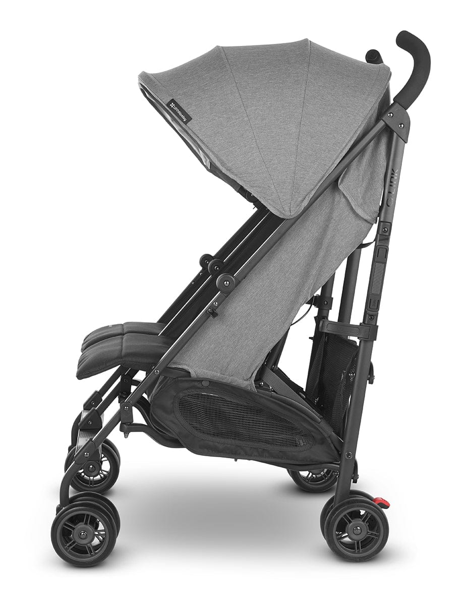 UPPAbaby G-LINK V2 Side by Side Double Stroller - Greyson (Charcoal Melange / Carbon) - 0702-GLK-US-GRY