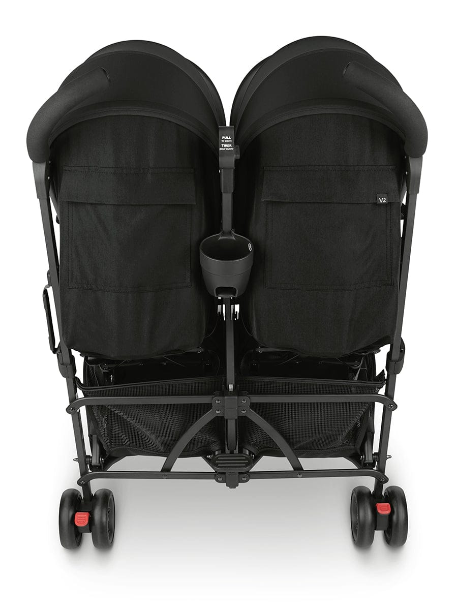 UPPAbaby G-LINK V2 Side by Side Double Stroller - Jake (Charcoal / Carbon) - 0702-GLK-US-JKE