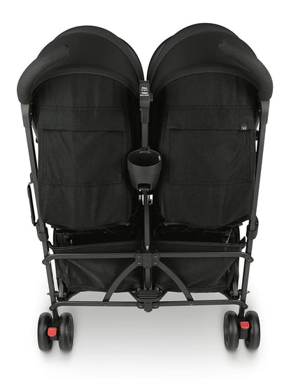 UPPAbaby G-LINK V2 Side by Side Double Stroller - Jake (Charcoal / Carbon) - 0702-GLK-US-JKE