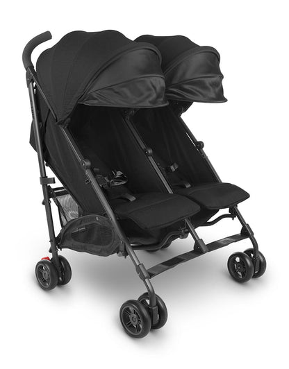 UPPAbaby G-LINK V2 Side by Side Double Stroller - Jake (Charcoal / Carbon) - 0702-GLK-US-JKE