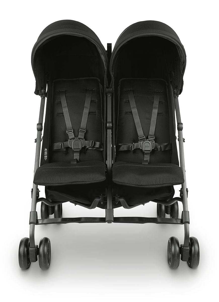 UPPAbaby G-LINK V2 Side by Side Double Stroller - Jake (Charcoal / Carbon) - 0702-GLK-US-JKE
