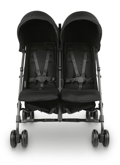 UPPAbaby G-LINK V2 Side by Side Double Stroller - Jake (Charcoal / Carbon) - 0702-GLK-US-JKE