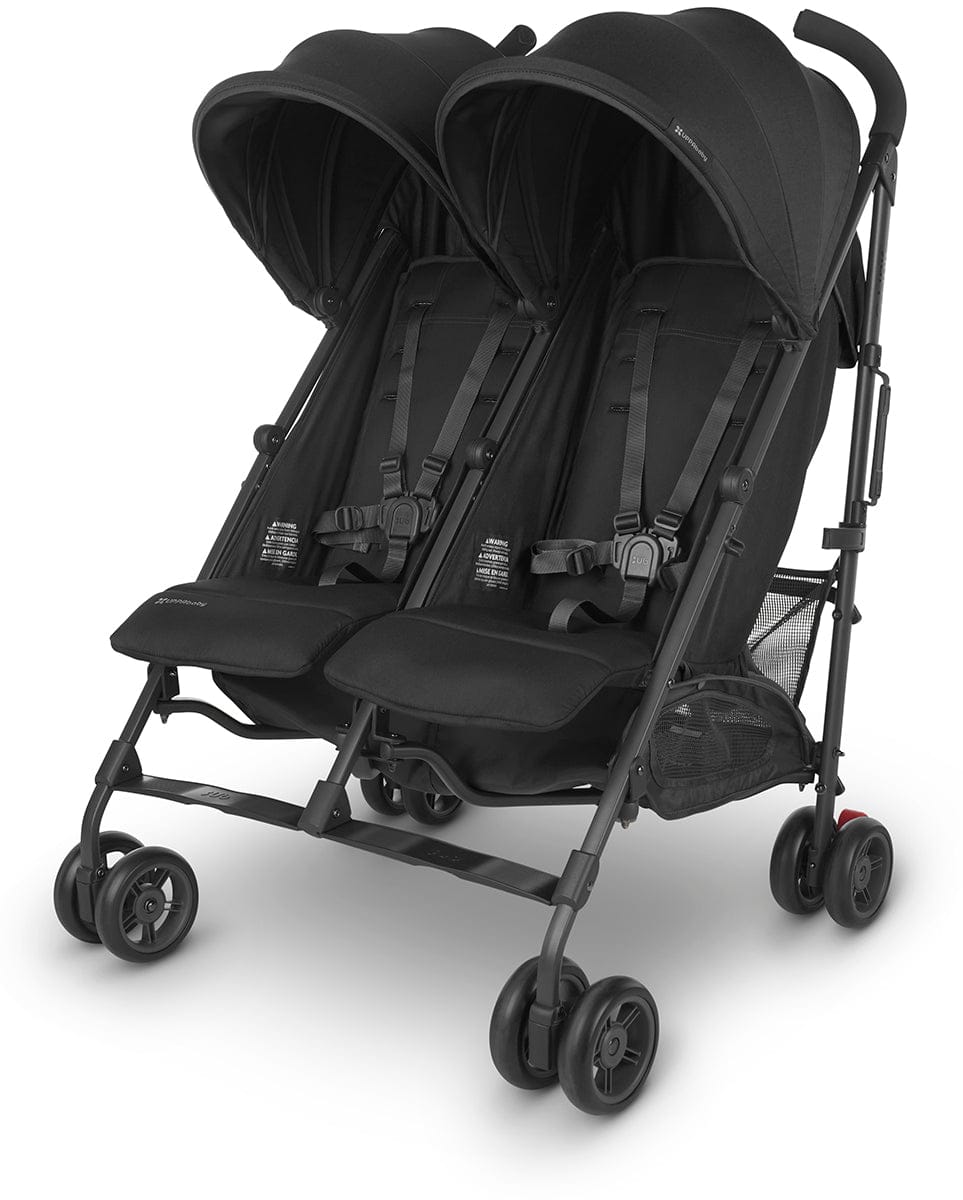 UPPAbaby G-LINK V2 Side by Side Double Stroller - Jake (Charcoal / Carbon) - 0702-GLK-US-JKE