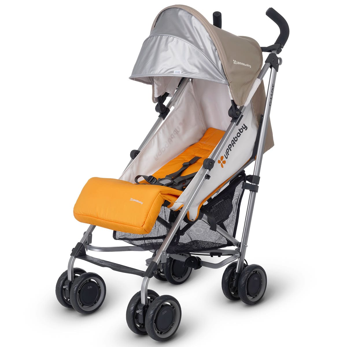 UPPAbaby 2017 G-LUXE Umbrella Stroller - Ani (Orange/Silver)